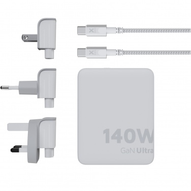 Logotrade dāvanas foto: Xtorm XVC2140 GaN Ultra 140W ceļojumu lādētājs ar 240W USB-C PD kabeli