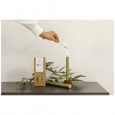 Logotrade Ideja dāvanas foto: Oriģinālā mājas vakariņu svece matcha