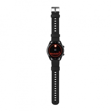Logotrade dāvanas foto: RCS pārstrādāts TPU Fit Watch apaļš