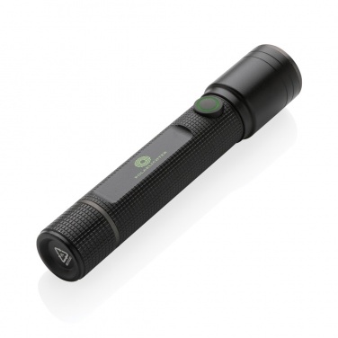 Logotrade biznesa dāvanas foto: Gear X RCS otrreizēji pārstrādāta alumīnija USB uzlādējams kabatas lukturītis