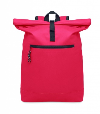 Logotrade Ideja dāvanas foto: 600D poliestera rolltop mugursoma
