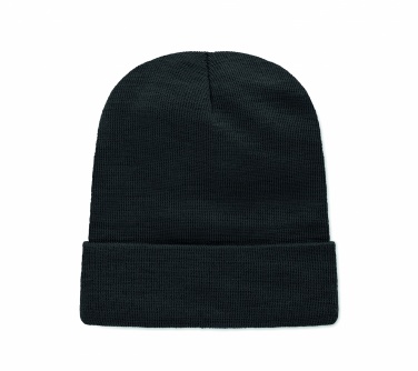 Logotrade logo dāvanas foto: Unisex beanie RPET poliestera