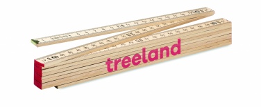 Logotrade ziemassvētku dāvanas foto: Galdnieka lineāls kokā 2m