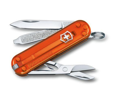 Logotrade Ideja dāvanas foto: Kabatas nazis Classic SD caurspīdīgs Victorinox