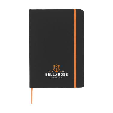 Logotrade biznesa dāvanas foto: BlackNote A5 papīra piezīmju grāmatiņa