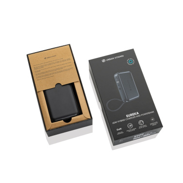 Logotrade biznesa dāvanas foto: Urban Vitamin Eureka hibrīds GANcharger 10000mah powerbank65W