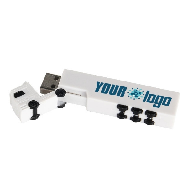 Logotrade biznesa dāvanas foto: Plastmasas USB zibatmiņa