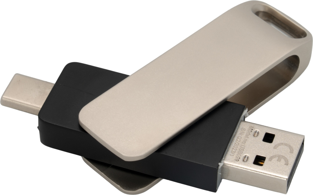 Logotrade biznesa dāvanas foto: Metāla USB zibatmiņa