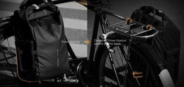 Logotrade dāvanas foto: Pilsētas ūdensizturīga velosipēdu mugursoma