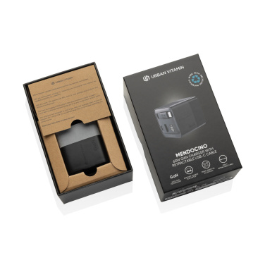 Logotrade dāvanas foto: Urban Vitamin Mendocino 65W GaN lādētāja ievelkams kabelis