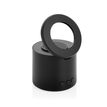 Logotrade logo dāvanas foto: Magpulse RCS pārstrādātas plastmasas 3W skaļrunis ar magnētisku turētāju