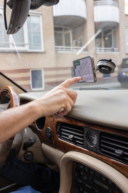 Logotrade Ideja dāvanas foto: Terra 360 RCS pārstrādātas plastmasas universālais tālruņa turētājs