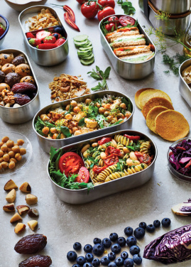 Logotrade Ideja dāvanas foto: Black+Blum nerūsējošā tērauda dubultā Bento kaste