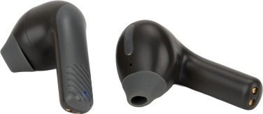 Logotrade biznesa dāvanas foto: Bluetooth skaļrunis HF01 ar iebūvētiem austiņām 2 vienā