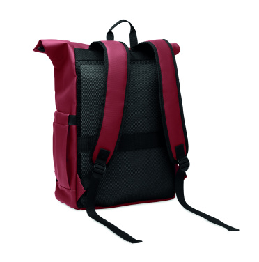 Logotrade biznesa dāvanas foto: Sarullējama klēpjdatora mugursoma 600D