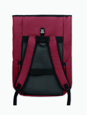 Logotrade biznesa dāvanas foto: Sarullējama klēpjdatora mugursoma 600D