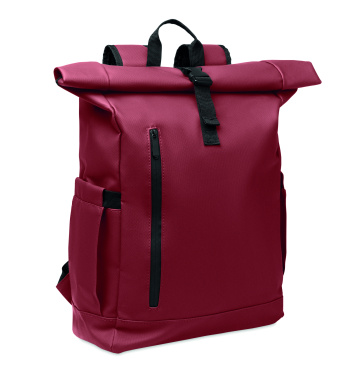 Logotrade ziemassvētku dāvanas foto: Sarullējama klēpjdatora mugursoma 600D
