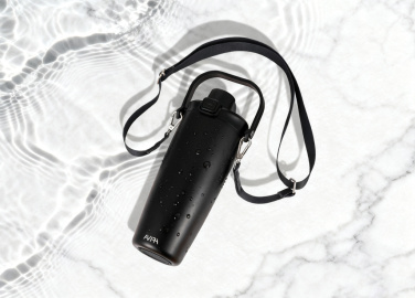 Logotrade Ideja dāvanas foto: Avira Ayala RCS atkārtoti tēraudā aizslēdzama dubultstikla pāri plecam paredzēta krūzīte