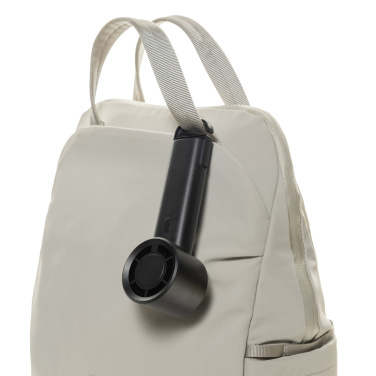 Logotrade korporatīvās dāvanas foto: Pārnēsājams ventilators no pārstrādātas plastmasas, kas ir atkārtoti uzlādējams Twist RCS