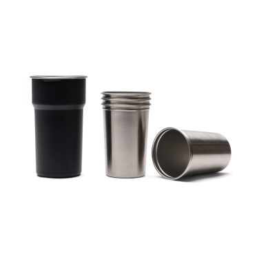 Logotrade biznesa dāvanas foto: VINGA Parks RCS SS krūzītes, 4 gab., 250 ml