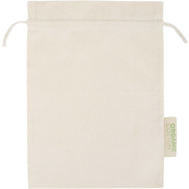 Logotrade Ideja dāvanas foto: Odisha 140 g/m² OCS organiskais dāvanu maisiņš - 42 x 30 cm