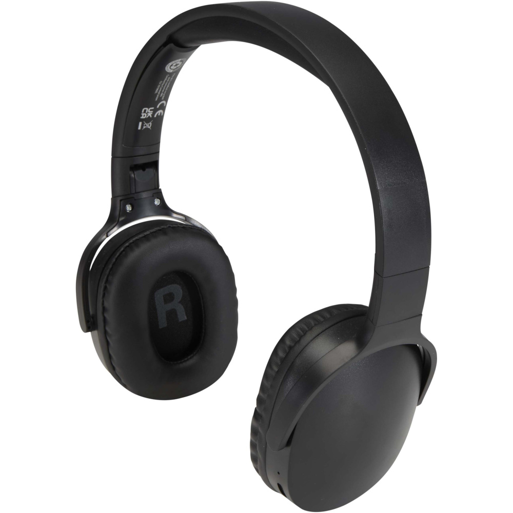 Logotrade Ideja dāvanas foto: Ancha pārstrādātas plastmasas bezvadu Bluetooth® austiņas
