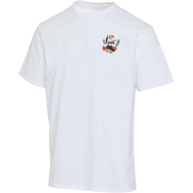 Logotrade ziemassvētku dāvanas foto: Lucas 280 g/m2 unisex OCS organiskais liela izmēra T-krekls