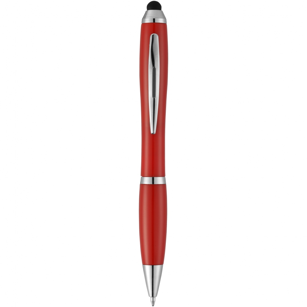 Красная ручка с прорезиненной