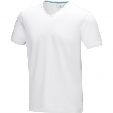 Лого трейд pекламные продукты фото: Kawartha short sleeve men's organic V-neck t-shirt