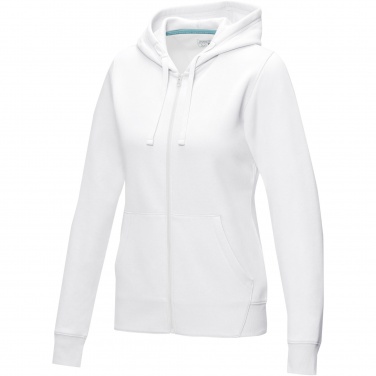 Лого трейд pекламные cувениры фото: Ruby women’s organic recycled full zip hoodie