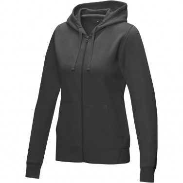 Лого трейд pекламные продукты фото: Ruby women’s organic recycled full zip hoodie