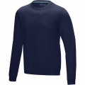 Jasper men’s organic recycled crewneck sweater, Военно-морской