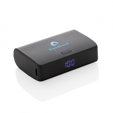 Логотрейд pекламные подарки картинка: FlashCharge RCS rplastic 10000 мАч быстрая зарядка powerbank