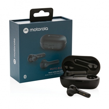 Логотрейд бизнес-подарки картинка: Motorola IPX5 TWS MOTO buds 85