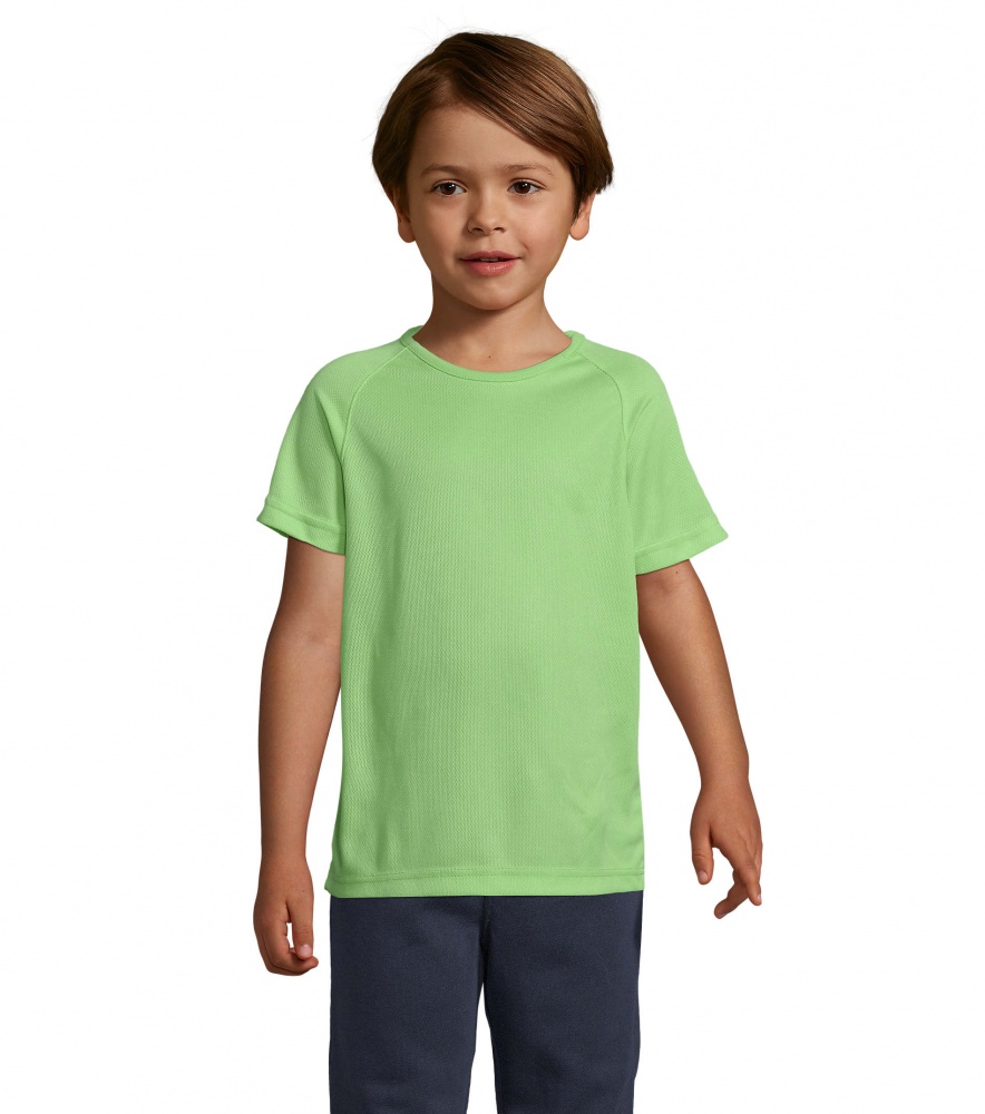 Логотрейд pекламные продукты картинка: SPORTY KIDS T-SHIRT 140g