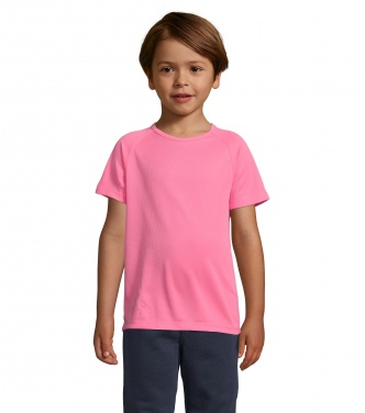 Логотрейд pекламные cувениры картинка: SPORTY KIDS T-SHIRT 140g