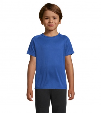 Логотрейд pекламные подарки картинка: SPORTY KIDS T-SHIRT 140g