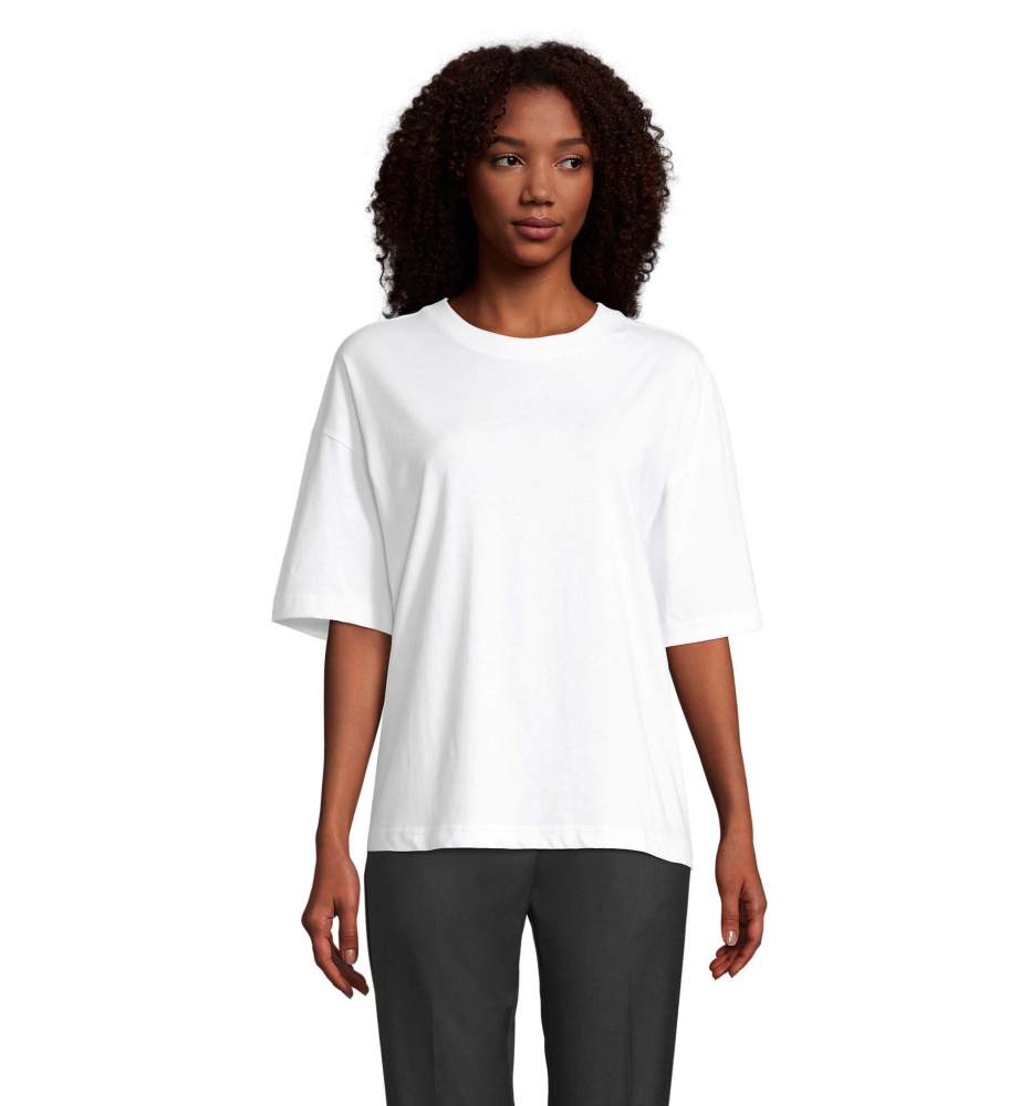 Логотрейд pекламные cувениры картинка: BOXY WOMEN T-SHIRT OVERSIZE