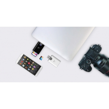 Логотрейд бизнес-подарки картинка: Устройство чтения карт памяти MicroSD и SD Silicon Power Combo 3.1