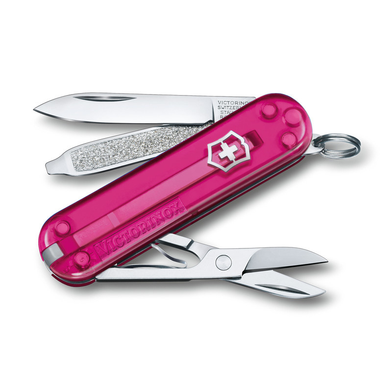 Логотрейд бизнес-подарки картинка: Карманный нож Classic SD прозрачный Victorinox