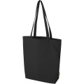 Orissa 270 g/m² organic tote bag 10L, Сплошной черный