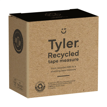 Лого трейд pекламные подарки фото: Рулетка Tyler RCS Recycled длиной 5 метров