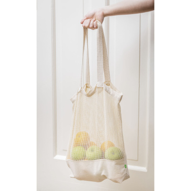 Лого трейд pекламные подарки фото: Сумка для покупок Natura Organic Mesh Shopper (180 г/м²)