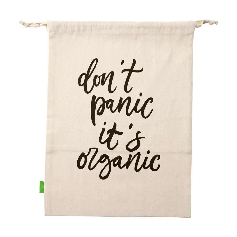 Логотрейд pекламные подарки картинка: Фруктовый мешок Natura Organic GOTS Mesh Bag (120 г/м²)