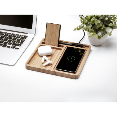 Логотрейд pекламные продукты картинка: Зарядное устройство Bamboo Organizer