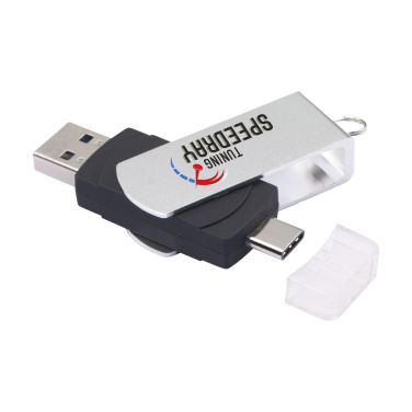 Логотрейд pекламные продукты картинка: USB Dual Connect 3.0 - Type-C 32 ГБ