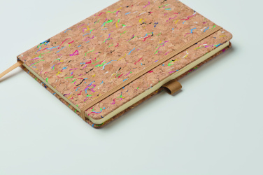 Логотрейд pекламные продукты картинка: A5 cork coloured notebook