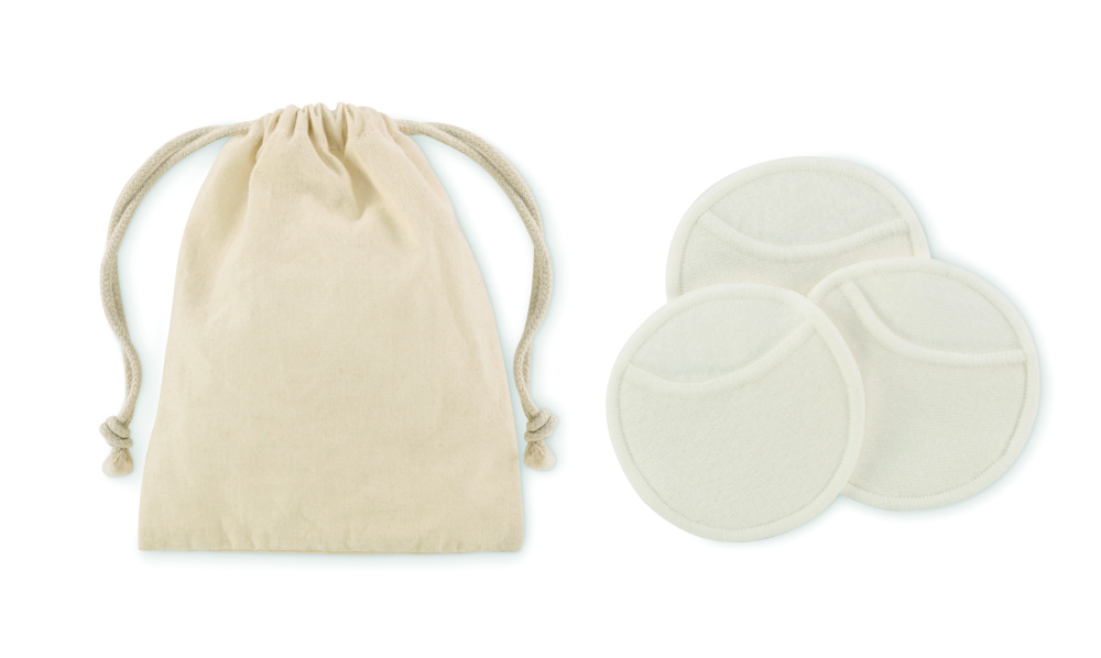 Лого трейд pекламные подарки фото: Reusable face cleaning pad set