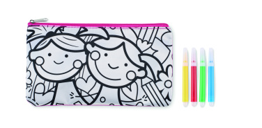 Лого трейд pекламные продукты фото: Pencil case with markers