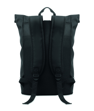 Лого трейд pекламные продукты фото: Laptop 15" roll top PU backpack